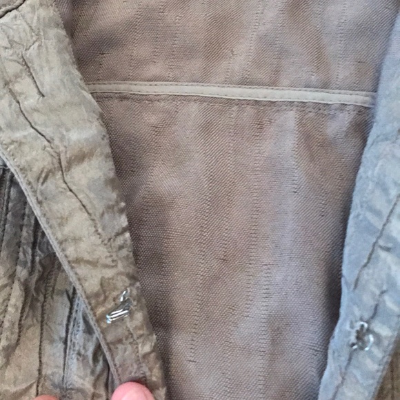 New Chico’s Crinkle Jacket Blazer - Picture 6 of 7